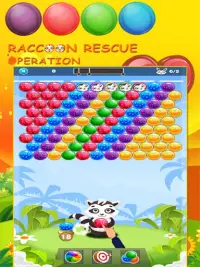 Raccoon Rescue Operation & Bubble Shooter Game Screen Shot 3