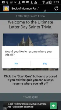 Latter Day Saints Quiz Trivia Screen Shot 4