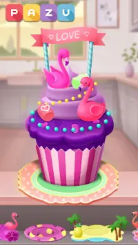 컵 케이크 메이커-아이들을위한 요리 및 베이킹 게임 Screen Shot 4