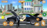 Amerika otot mobil simulator: menyetir permainan Screen Shot 2