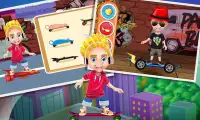 Crazy Skater Kids Speed Race Screen Shot 3