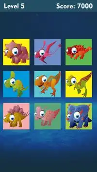 Giochi di dinosauro: memoria dei bambini Screen Shot 2