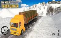 Up Hill Snow Truck Driver Screen Shot 12