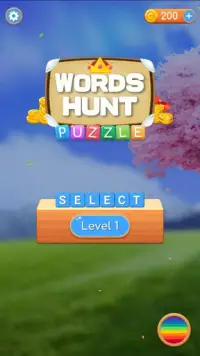 Words Hunt Puzzle Screen Shot 0
