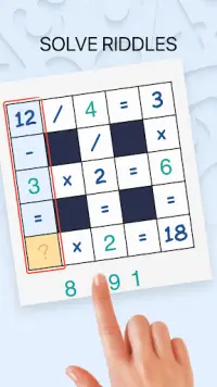 Griddlers－Crossmath Puzzles Screen Shot 2