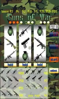 Canhões de Guerra Slot Machine Screen Shot 1