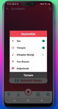 QuizMatik - Ödüllü Bilgi Yarışması Screen Shot 7