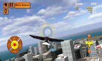 Águia Pássaro Cidade Simulator Screen Shot 2