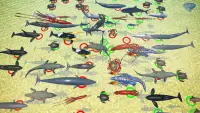 바다 동물의 왕국 전투 : 전쟁 시뮬레이터 Screen Shot 14