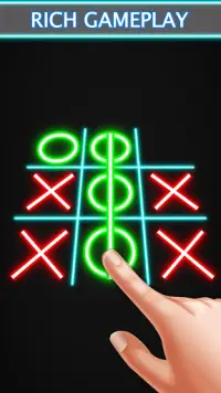 tic tac toe: xs และ os: noughts and crosses Screen Shot 2