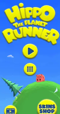 HIPPO, The Planet Runner Juego gratis Screen Shot 1
