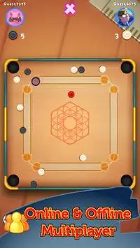CarromBoard - Multiplayer Carrom Board Pool Game Screen Shot 3