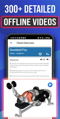Gym Exercises & Workouts Screen Shot 1
