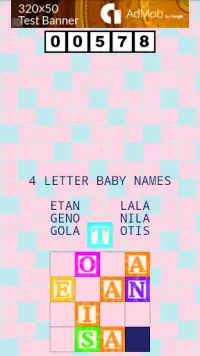 Baby Names Game Screen Shot 2