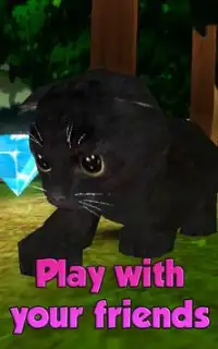 Cute Kitten Friends Run 3D Screen Shot 2