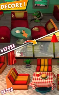 บ้าทำอาหาร: พ่อครัวร้านอาหารเกมทำอาหารบ้า Screen Shot 17