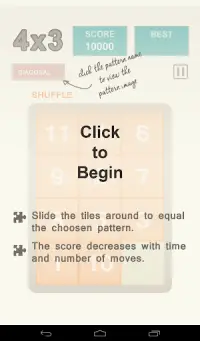 4x3 Sliding puzzle game Screen Shot 5