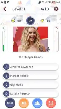 ✔Guess the Stars Quiz - New Celebrity Trivia Game Screen Shot 2