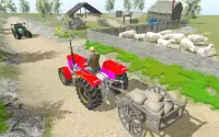 Real Tractor Trolley  Offroad Cargo 3d Game Screen Shot 3