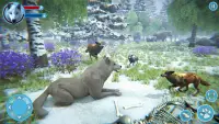 आर्कटिक भेड़िया: भेड़िया शिकार Screen Shot 1