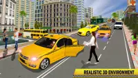 City Taxi Driving Simulator: New Taxi Game Screen Shot 0