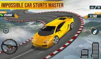 Speed Car Stunts 2018: Extreme Tracks Racing Games Screen Shot 9