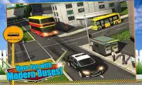 Modern Bus Driver 3D Sim Screen Shot 4