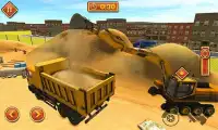 Nowoczesne miasto Budowy Truck 3D Gra Sim Screen Shot 3