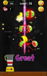 Crazy Juice Fruit Master: Fruit Slasher Ninja Game Screen Shot 1