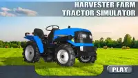 Harvester Farm Tractor Sim Screen Shot 0