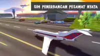 Permainan Pesawat Simulator Penerbangan Baru 2021 Screen Shot 3