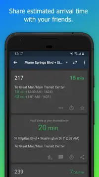 Transit Now - Bus Predictions Screen Shot 2