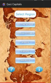 Capital Cities of World Quiz Screen Shot 0