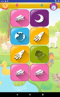 Educational animals memory game for kids Screen Shot 4