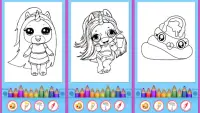 Poopsie Surprise Coloring: Unicorn Poop Slime Screen Shot 0