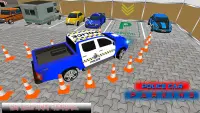 레알 경찰 차 주차: 3D 주차 모의 실험 장치 Screen Shot 2