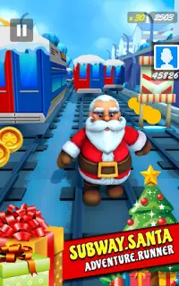 Subway Santa Adventure – Subway Runner Game 2019 Screen Shot 15
