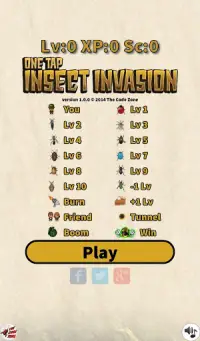 One Tap Insect Invasion Free Screen Shot 0