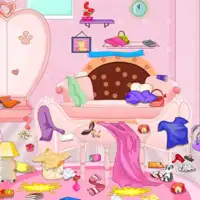 Princess Messy Room Clean Up Screen Shot 1