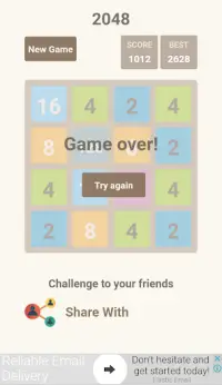 2048 logically puzzle Screen Shot 2