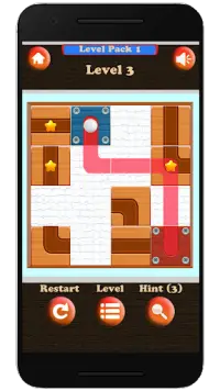 Unblock The Ball - Roll Puzzle Game Screen Shot 4