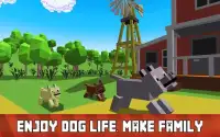 Blocky Dog: Farm Survival Screen Shot 2