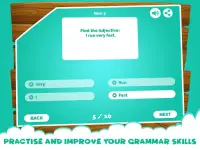 形容詞クイズゲームを学ぶ Screen Shot 1