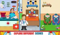 Doe alsof Hospital Doctor Care Games: My Town Life Screen Shot 0