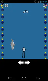 لعبة الغواص وسمك القرش Screen Shot 2