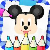 Coloring Mickey
