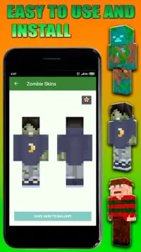 Zombie Skins for Minecraft™ Screen Shot 1