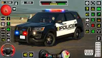 قيادة سيارة الشرطة لعبة 3D Screen Shot 1
