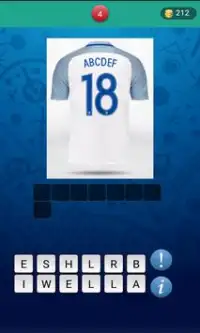 England Squad Euro 2016 Quiz Screen Shot 1