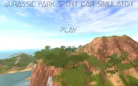 Dinosaur Park Sport Car Simulator Screen Shot 1